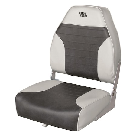 Hard Top Wise 8WD588PLS-664 Plastic-Frame Boat Seats - Grey & Charcoal HA3666839
